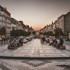 Историческая Вацлавская площадь, Прага