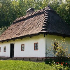 Украинский домик в деревне
