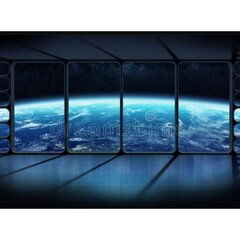 Вид на Землю с космической станции