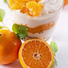Апельсиновый десерт