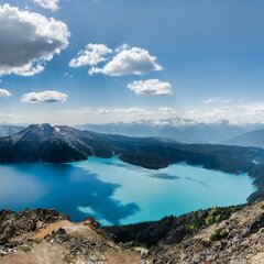 Озеро среди гор
