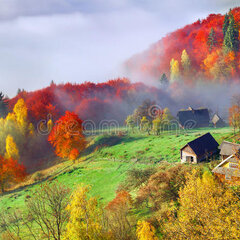 Осень в Альпийских горах