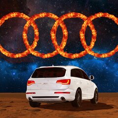 Белая Audi q7