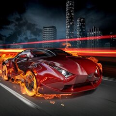 Автомобиль в огне