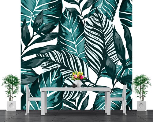 Темно-зеленые листья Темно-зеленые листья