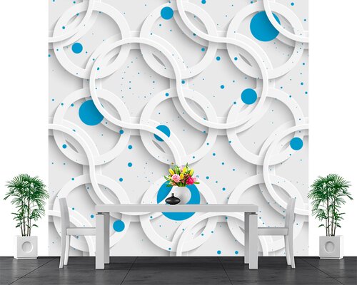 Белые круги и голубые шары Белые круги и голубые шары