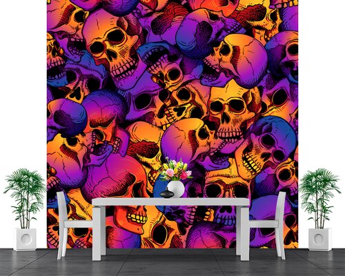 Фиолетовые черепа Фиолетовые черепа