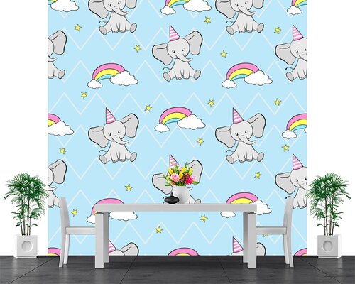 Слоненок и радуга Слоненок и радуга