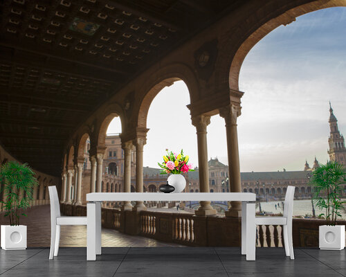 Терраса с арками Терраса с арками