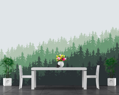 Зарисовка елочек Зарисовка елочек