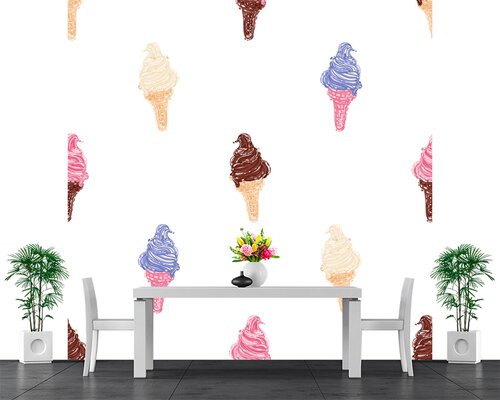 Фон с мороженым Фон с мороженым