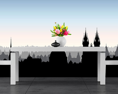 Силует старого города Силует старого города