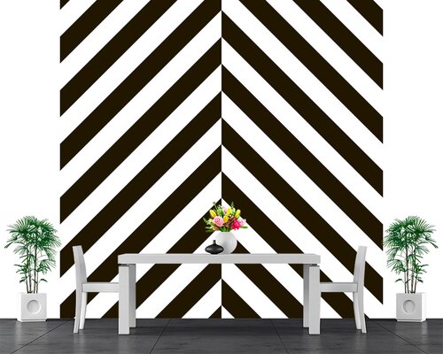 Черно-белый шеврон Черно-белый шеврон