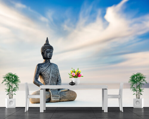 Статуя на пляже Статуя на пляже