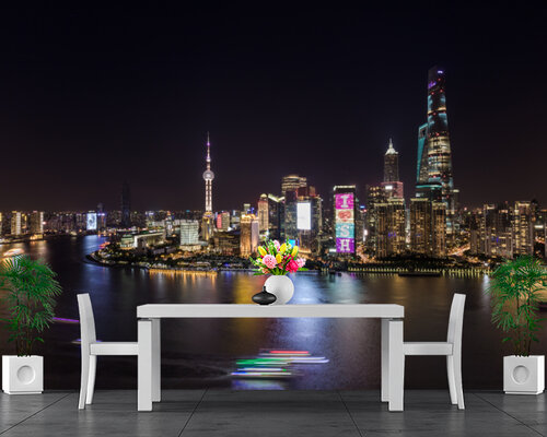 Город в огнях рекламы Город в огнях рекламы