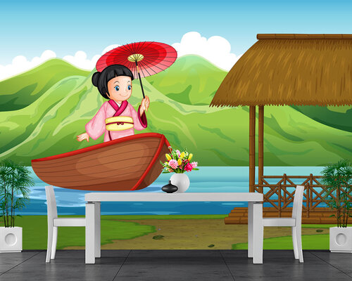 Девушка в лодке Девушка в лодке