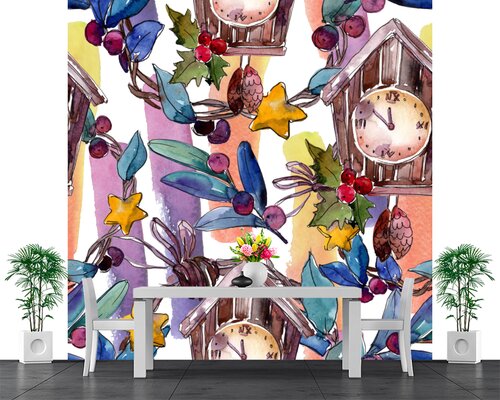 Часы с шишками Часы с шишками