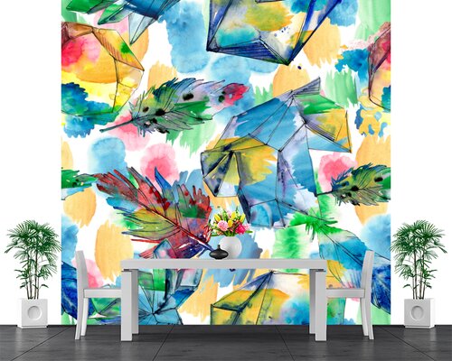 Нарисованные листья Нарисованные листья