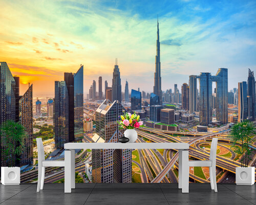 Рассвет над городом Рассвет над городом