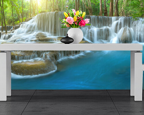 Небольшой водопад Небольшой водопад