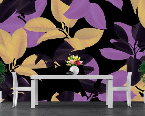 Белые и черные листья Белые и черные листья