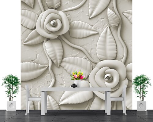 Розы из гипса Розы из гипса