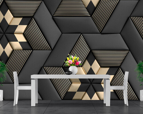 Геометрические цветы Геометрические цветы