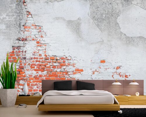 Старая стена из кирпича Старая стена из кирпича