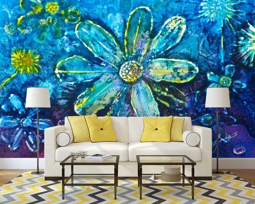 Ромашка и одуванчик в стиле Пикассо Ромашка и одуванчик в стиле Пикассо