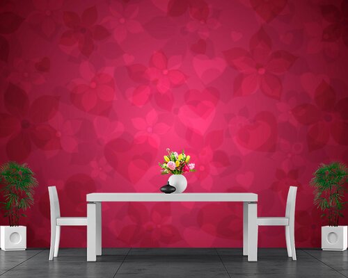 Розовая стена Розовая стена