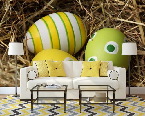 Разноцветные пасхальные яйца Разноцветные пасхальные яйца