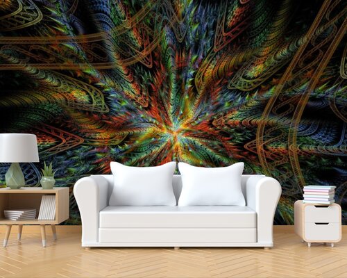 Разноцветные узоры в темноте Разноцветные узоры в темноте