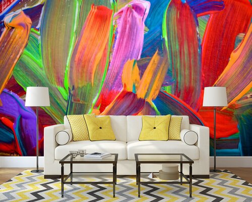 Разноцветные мазки кисти Разноцветные мазки кисти