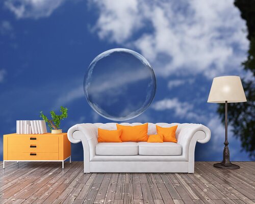Пузырь на фоне голубого неба Пузырь на фоне голубого неба