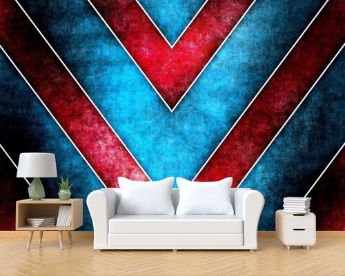 Красное и синее с углом Красное и синее с углом