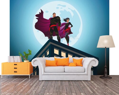 Истинные Супергерои и луна Истинные Супергерои и луна