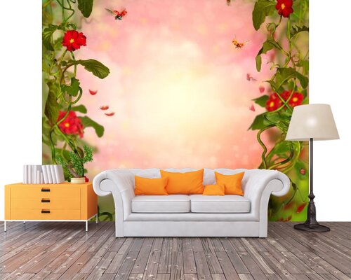 Красивая рамка из цветов Красивая рамка из цветов