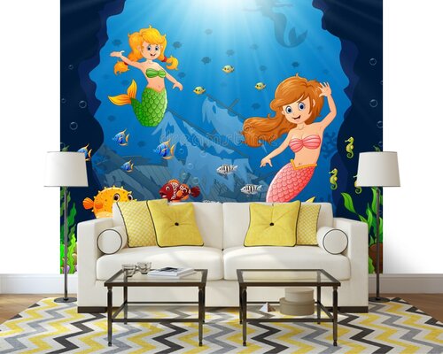 Русалки в подводном царстве Русалки в подводном царстве