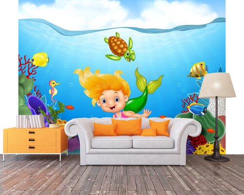 Маленькая Русалка в море Маленькая Русалка в море