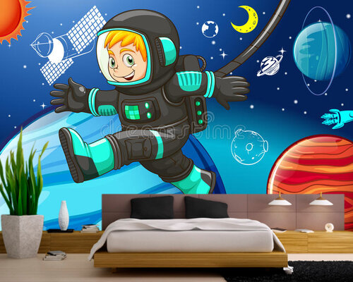 Маленький космонавт вышел в космос Маленький космонавт вышел в космос