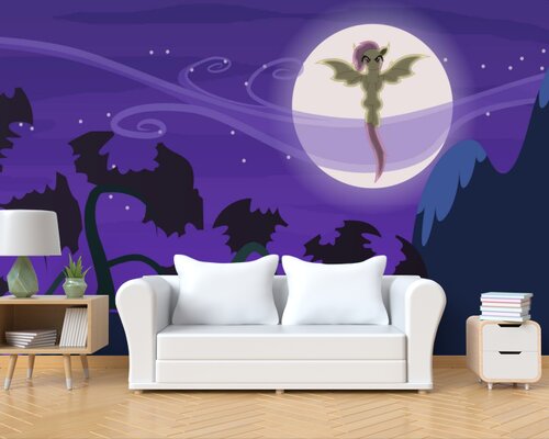 Фея на фоне луны Фея на фоне луны