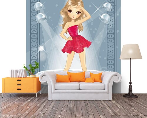 Выступление модели Выступление модели