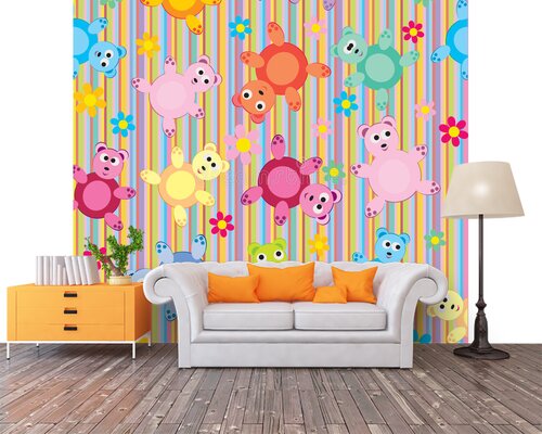 Летающие разноцветные медвежата Летающие разноцветные медвежата