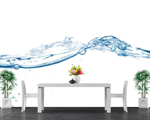 Струя воды на белом фоне Струя воды на белом фоне