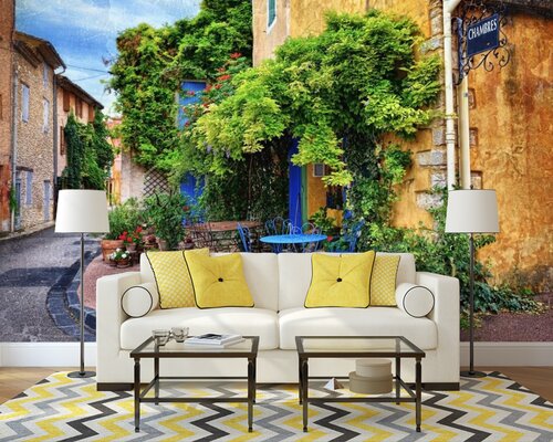 Столики кафе на углу Столики кафе на углу