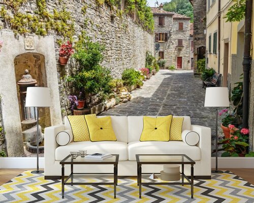 Уютная итальянская улица Уютная итальянская улица