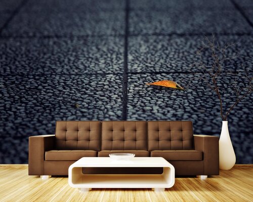 Осенний листок на асфальте Осенний листок на асфальте