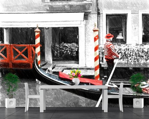 Гондольер Венеции Гондольер Венеции