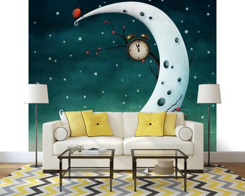 Луна в снегу отсчитывает время Луна в снегу отсчитывает время