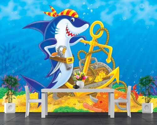 Детский сюжет - Акула-пират Детский сюжет - Акула-пират